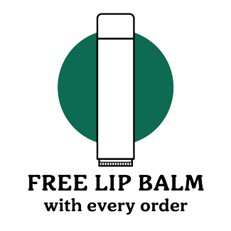 free lip balm with every order