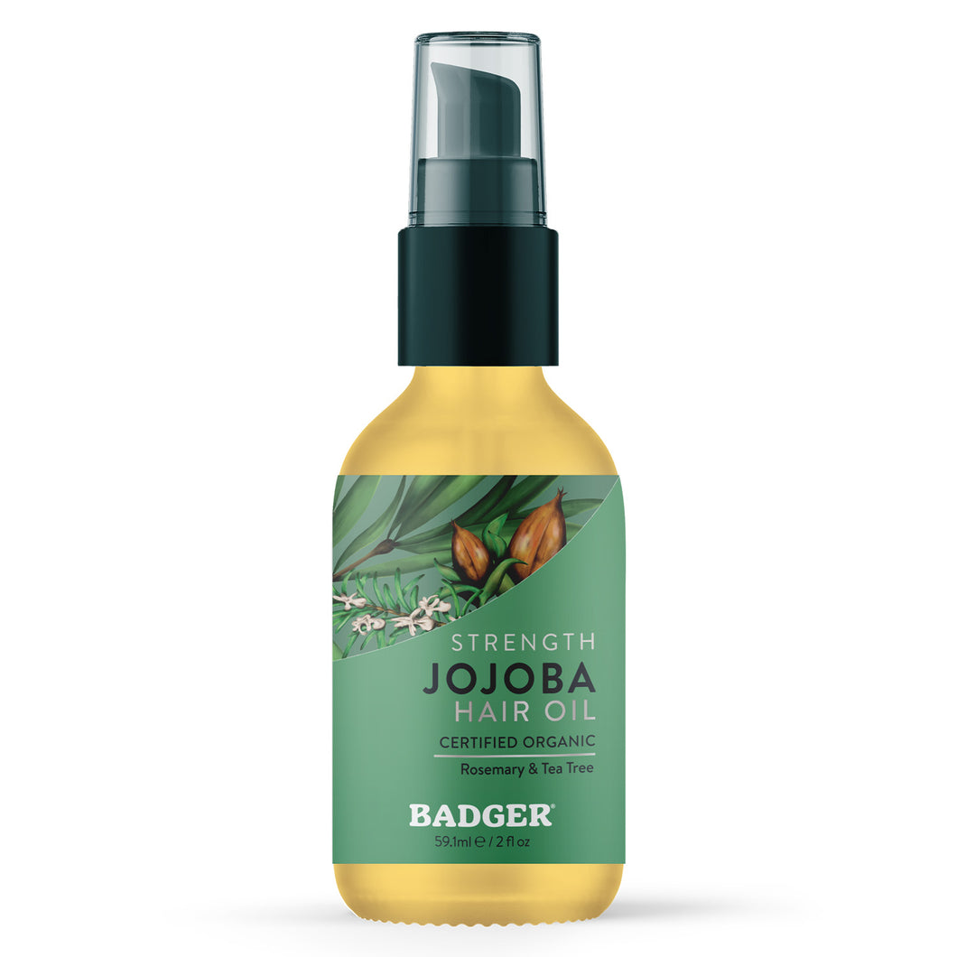 Organic Jojoba Hair Oil and Scalp Treatment