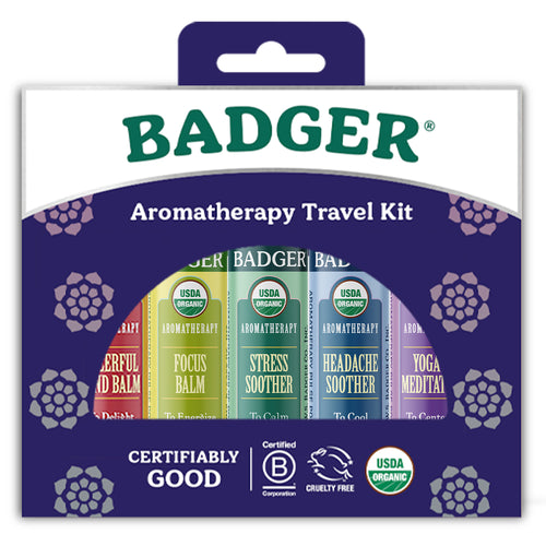organic aromatherapy travel kit box